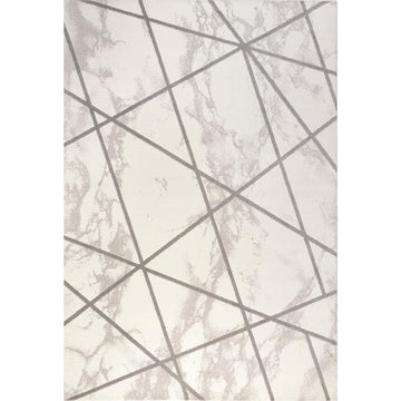 Patras Modern Geometric Marbled Area Rug